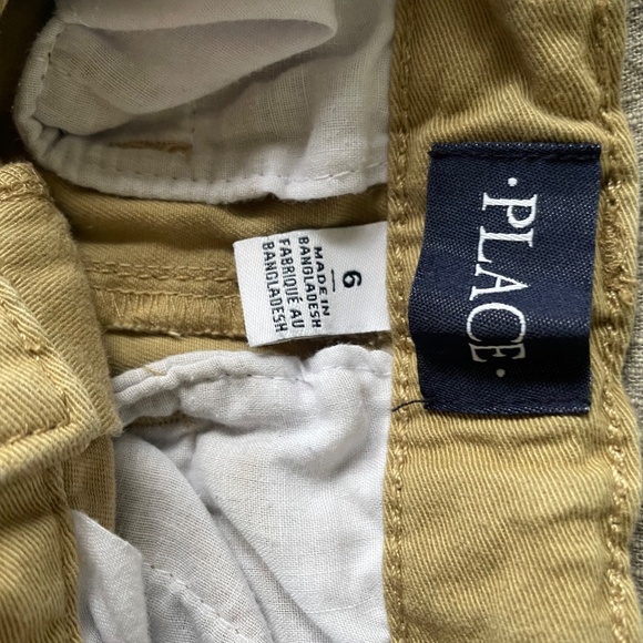 Two Pair Boys Tan Chino Dress Pants size 6 - Picture 11 of 14